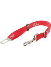 Ремень безопасности для собак Pet Line V.I.Pet Авто 25 нейлон 25мм, 43 см-70 см, красный