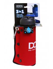 Комплект дорожный для собак бутылка 600 мл.+ миска