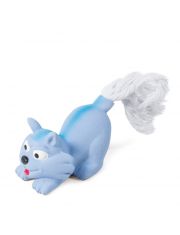 Игрушка для собак Triol Mini Dogs Котенок с веревкой из латекса
