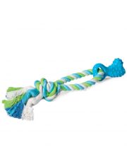 Игрушка для собак Triol Мини-кость с верёвкой из термопластичной резины