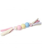 Игрушка для щенков Triol Puppy Три мячика с лентами из термопластичной резины и хлопка