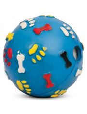 Игрушка для собак Triol Мяч с лапками и косточками, из цельнолитой резины