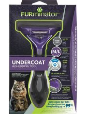FURminator M/L для больших кошек c длинной шерстью