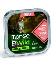 BWild GRAIN FREE беззерновые консервы из лосося с овощами для взрослых кошек