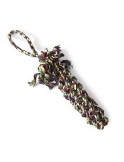 Игрушка для собак Triol Веревка с петлей из хлопка, 3D плетение