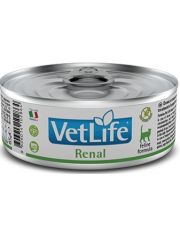 Консервы диетические для кошек Farmina Vet Life Renal при заболеваниях и почек и почечной недостаточности