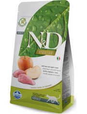 Сухой корм для кошек Farmina ND PRIME Boar and Apple с кабаном и яблоком, беззерновой