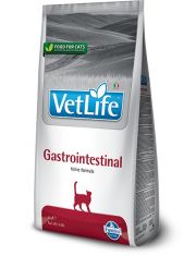 Сухой диетический корм для кошек Farmina Vet Life Gastrointestinal при воспалительных заболеваниях ЖКТ, в период восстановления