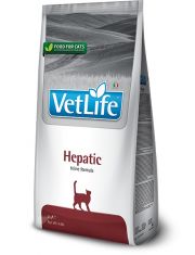 Сухой диетический корм для кошек Farmina Vet Life feline Hepatic при печеночной недостаточности