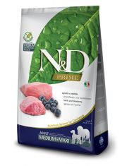 N&D PRIME Lamb & Blueberry Adult Medium & Maxi беззерновой корм для собак средних и крупных пород ягненок с черникой