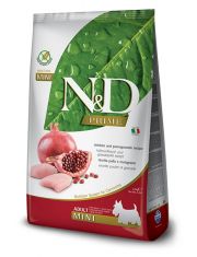 N&D PRIME Chicken & Pomegranate Adult Mini беззерновой корм для взрослых собак мелких пород с курицей и гранатом
