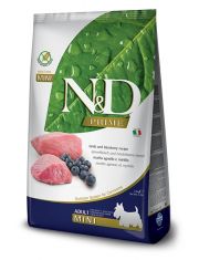 Сухой корм для собак Farmina N&D PRIME Lamb & Blueberry Adult Mini мини пород с ягненком и черникой, беззерновой