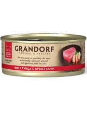 Консервы для кошек GRANDORF Филе тунца с креветками
