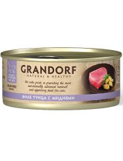 Консервы для кошек GRANDORF Филе тунца с мидиями