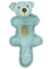 Игрушка для собак AromaDog Мишка с хвостом, голубой с натуральным эфирным маслом лаванды