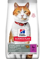  Science Plan Sterilised Cat с уткой для молодых стерилизованных кошек от 6 месяцев до 6 лет