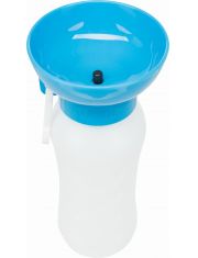 Бутылка дорожная для животных Trixie с миской для короткомордых пород