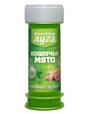 Мыльные пузыри для кошек Альпийские луга с кошачьей мятой