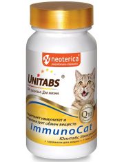 Витаминно-минеральный комплекс для кошек Unitabs ImmunoCat укрепляет иммунитет и нормализует обмен веществ