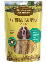 Палочки крученые куриные для собак Деревенские лакомства