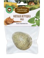 Игрушка для кошек Деревенские лакомства Мятное яйцо