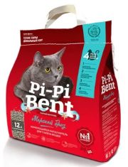 Наполнитель для кошачьего туалета Pi-Pi-Bent Морской бриз комкующийся