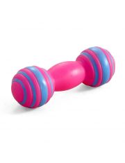 Игрушка для собак Triol Гантель полосатая из винила