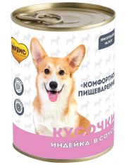 Консервы для собак Мнямс Комфортное пищеварение Индейка в соусе