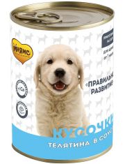 Консервы для щенков Мнямс Правильное развитие Телятина в соусе