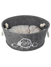 Лежанка для животных Triol Лукошко Мини круглая из войлока