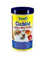 Корм для цихлид Tetra Cichlid Colour Mini небольших всех видов улучшение окраса, шарики