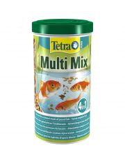 Корм для рыб Tetra Pond Multi Mix прудовых видов, смесь четырех кормов