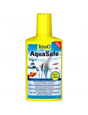 Средство для подготовки аквариумной воды Tetra AquaSafe делает водопроводную воду безопасной для рыб