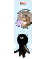 Игрушка для кошек GoSi Меховой осьминог из натуральной норки