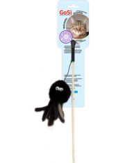 Удочка-дразнилка для кошек GoSi Меховой осьминог из натуральной норки