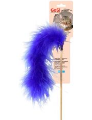 Удочка-дразнилка для кошек GoSi Перьевой хвостик