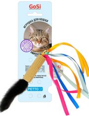 Игрушка для кошек GoSi Циллиндр с норкой, звенящий с кошачей мятой