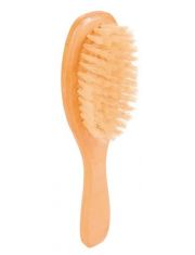 Щётка для животных Trixie деревянная с натуральной щетиной, бежевая