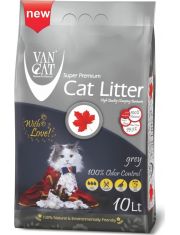 Комкующийся наполнитель с активированным углем, без пыли 