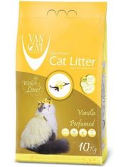 Комкующийся наполнитель без пыли с ароматом ванили