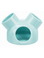 Домик для мелких грызунов Trixie с 3 входами из керамики