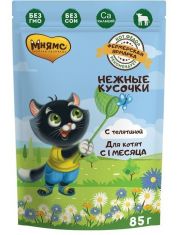 Влажный корм для котят Мнямс Фермерская ярмарка Телятина