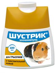 Шампунь для грызунов АВЗ Шустрик с чувствительной кожей