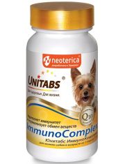 Витаминно-минеральный комплекс для собак Unitabs ImmunoComplex мелких пород, поддержание иммунитета и нормализация обмена веществ