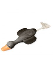 Игрушка для собак Triol Гусь с веревкой из латекса