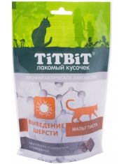 Лакомство для кошек TiTBiT Хрустящие подушечки с говядиной для выведения шерсти