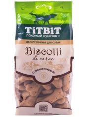 Лакомство для собак TiTBiT Biscotti Печенье с печенью говяжьей