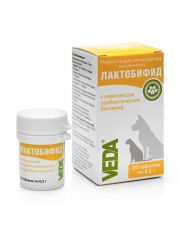 Функциональный корм для кошек и собак VEDA Лактобифид с комплексом пробиотических бактерий