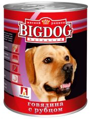 Консервы для собак BIGDOG Говядина с рубцом