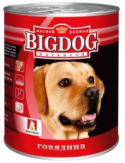 Консервы для собак BIGDOG Говядина